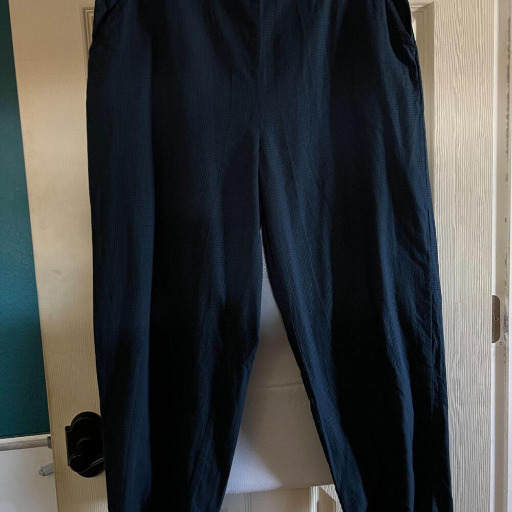 Seasalt Cornwall Women's Vow Cave Organic Cotton Crop Tapered Pants - Forest Gar